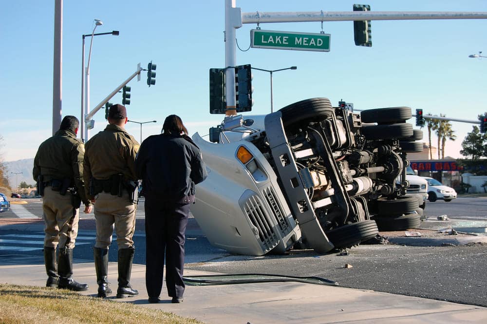 Caso de accidente de camión